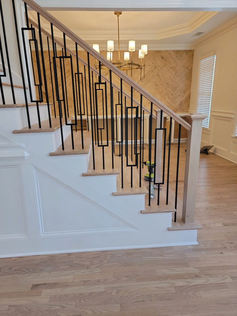 Hardwood floor and stairs remodeling